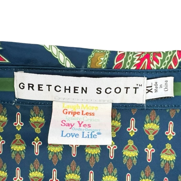 Gretchen Scott Everywhere Dress in Navy Plume | XL - Picture 9 of 10